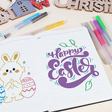 Welebar Glitter Gel Pen Set for Cricut Maker 3/Maker/Explore 3/Air 2/Air, 0.8 Tip Glitter Pen Set of 7 Pack Medium Point Pen, Writing, Drawing, Welebar