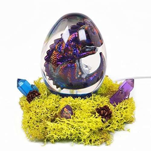 2 Pack Dragon Egg Mold Dinosaur Mold Silicone Mold for Resin Dragon Candle Mold Easter Egg Mold Dragon Silicone Mold for Candles Home Decoration Mold ESEDAGE