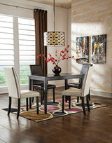 Signature Design by Ashley Kimonte Rectangular Dining Room Table, Black Signature Design by Ashley