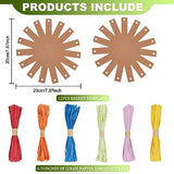 FREEBLOSS 12 Set Basket Making Kit Creative Raffia Basket with Instruction Basket Weaving Supplies for Adults Creative Woven Bowl Kits for Craft FREEBLOSS
