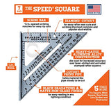 SWANSON Tool Co S0101 7 Inch Speed Square, Blue Swanson Tool Co., Inc