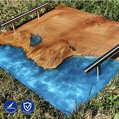 Deep Pour Epoxy Resin for River Table | 6 Gallon (11.4 L) | 4'' Deep Pour & Casting Epoxy Resin Kit | Low Odor | Crystal Clear and High Gloss | for