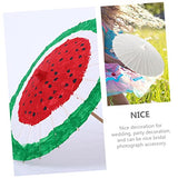 TEHAUX 2pcs Unfinished Umbrella Rainproof Chinese Dance Umbrella Macrame Decor Diy Drawing Umbrella Flower Chinese Art Umbrella Dancing Umbrella TEHAUX