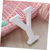 ABOOFAN Unfinished Wood Letters Kids Bedroom Letter Sign Wood Letter Symbols Wooden Name Letter Decorative Wood Letter Wedding Table Decorations ABOOFAN