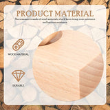 Operitacx 2pcs Christian Cross Stand up Cross Rustic Cross Decor Wood Cross Unfinished Wood Jesus Cross Wood Crosses for Crafts Desk Signs Tabletop Operitacx