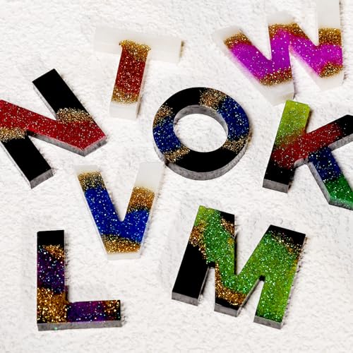 LEOBRO Glitter, 18 Pack Fine Glitter, Craft Glitter Powder Shake Jar, Multi Assorted Set Extra Fine Glitter for Resin Art Crafts Tumbler Scrapbook LEOBRO