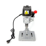 Mini Electric Bench Drill Stand, 3-Speed Benchtop Drill Press, 110V Low Noise Benchtop Variable Speed Drill Press Electric Bench Drilling Machine, SEANESZTI
