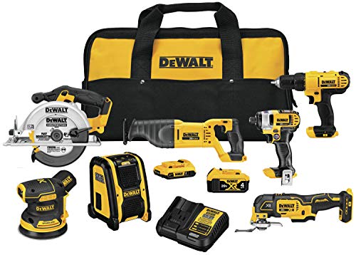 DEWALT 20V MAX* Cordless Drill Combo Kit , 7-Tool (DCK771D1M1) DEWALT