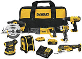 DEWALT 20V MAX* Cordless Drill Combo Kit , 7-Tool (DCK771D1M1) DEWALT