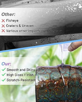 LET'S RESIN EPOXY RESIN 2 Gallon High Viscosity Resin for Table Top,2 Part Epoxy for Tumblers,Crystal Clear Thick Resin Kit with High Gloss Finish LET'S RESIN EPOXY RESIN