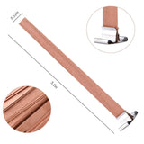XBTEBBWL 100Pcs 5.1 X 0.5 Inch Wooden Candle Wicks,Candle Trimmer Set and Smokeless Candle Wicks with Iron Stand for DIY Candle Making XBTEBBWL
