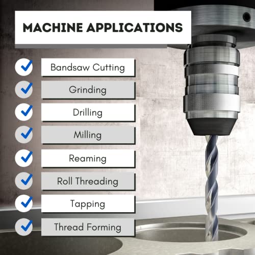 Machining and Grinding Fluid by Fusion Chemical | Cutting Oil for Drilling Metal | Fusion Cool 2269 | Semisynthetic Microemulsion Coolant | Extended Fusion Chemical