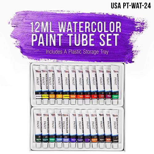 U.S. Art Supply Professional 36 Color Set of Gouche Paint in Large