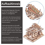 LEUKIP 3D Wooden Puzzles for Adults & Teens I Marbel Run Model Building Kit I DIY Gift for Boys Girls Age 14+, 3-d Puzzles, Wood 3D Puzzles for leukip