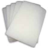 Benchmark Abrasives 6" x 9" White Coloured Non-Woven Scuff Abrasive Sanding Hand Pads Washable Reusable for Cleaning, Paint Removal, Surface Benchmark Abrasives