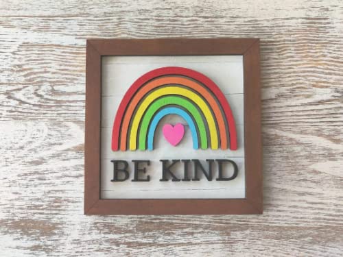 Be Kind Rainbow DIY Kit WoodArtSupply