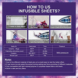 TIFEE Infusible Ink Transfer Sheets 11 Pcs 12" x 10" Galaxy Sublimation Transfer Paper for Cricut Mug DIY T- Shirts Coasters Tote Bags TIFEE