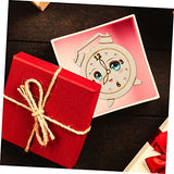 Hohopeti 5 Packs Unfinished Wooden Clock Cutouts Wooden Embellishments Wood Clock Cutouts unpainted Clock Cutouts Wood Coasters Educational Toys Hohopeti