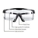 HANCHS Safety Glasses, 5Pack Adjustable Wide-Vision Protective Glasses, Lightweight Fog-Proof Safety Goggles HANCHS