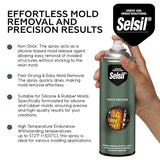 SELSIL Silicone Mold Release Aerosol Spray (4 x 13.5 fl oz) Professional Resin Mold Releaser, Non-Stick, Fast-Drying & Easy Mold Removal, (Pack of 4) selsil