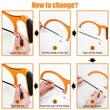 BEETRO Hacksaw Frame Set, 12’’ Hacksaw Frame, 6’’ Hacksaw Frame and 10'' Mini Hacksaw, Including Six Extra Blades, Handsaw for Metal, Wood, PVC Pipes BEETRO