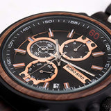 BOBO BIRD S18-1 Personalized Engraved Wood Watch Customized Wooden Watches for Husband Boyfriend Birthday Anniversary (Man-1) BOBO BIRD