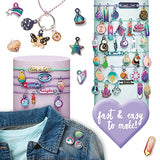 Craft-tastic — Puffy Charming Charms — Designs Pins, Necklaces, and Bracelets — Fun Creative Craft Kit for Ages 8+ Craft-tastic