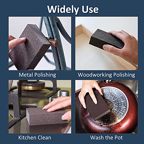Jersvimc 36 Grit Coarse Sanding Block - 12Pcs, Wet Dry Sanding Sponge Foam Sandpaper Block Washable & Reusable Sandpaper Sponge for Drywall Wood Jersvimc