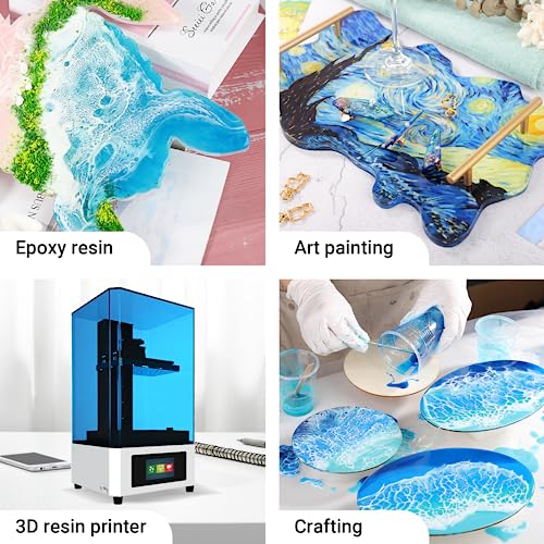 LET'S RESIN Leveling Table for Resin, 16''x 12'' Acrylic Adjustable Resin Leveling Table with Silicone Mat, Multipurpose No Installation Required LET'S RESIN