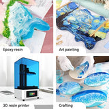 LET'S RESIN Leveling Table for Resin, 16''x 12'' Acrylic Adjustable Resin Leveling Table with Silicone Mat, Multipurpose No Installation Required LET'S RESIN