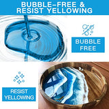 Epoxy Resin Kit, Crystal Clear Deep Pour Epoxy Resin for River Tables, Live Edge and Wood Filler, ¾ Gallon Clear Casting Pourable Epoxy Resin(2:1 Mix JDiction