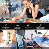 Paint Brush Set, 10 Pcs Paint Brushes for Acrylic Painting, Round Pointed Tip Detail Small Paint Brush for Oil Watercolor Canvas Face Body Boards Artstorys