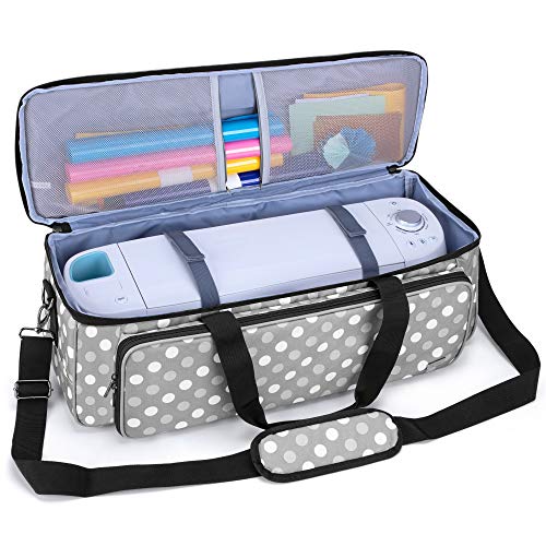 LUXJA Carrying Bag Compatible with Cricut Die-Cutting Machine and Supplies, Tote Bag Compatible with Cricut Explore Air (Air2) and Maker (Bag Only, LUXJA