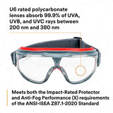 3M GoggleGear 500 Series GG501SGAF, Clear Scotchgard Anti-fog lens 3M
