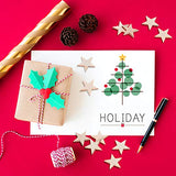 500 Pieces Star Shape Unfinished Wood Pieces, Blank Wood Pieces Wooden Cutouts Ornaments for Memorial Day Independence 4th of July Patriotic Craft Gejoy