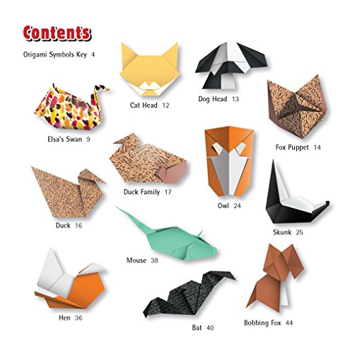 Origami Animals Kit: Make Colorful and Easy Origami Animals: Kit Includes Origami Book, 98 Papers and 21 Original Projects