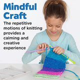 Creativity for Kids Learn to Knit Pocket Scarf - DIY Knitting Kit for Beginners, Kids Craft Kit Creativity for Kids