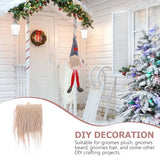 MAGICLULU 12 Pcs Gnome Beards Handmade Dwarf Beard with Wooden Balls Christmas Fluffy Fuzzy Craft Beards for Home Party Decor MAGICLULU