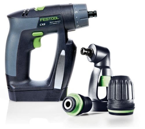 Festool 564274 CXS Compact Drill Driver Set With Right Angle Chuck - WoodArtSupply