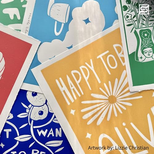 Speedball Water-Soluble Block Printing Ink Starter Set, 4-Color Set, 1.25-Ounce Tubes Speedball