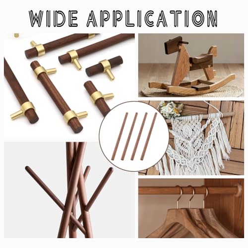 OLYCRAFT 26Pcs Triangle Wood Sticks 5 Sizes Unfinished Wooden Strips  Triangle Dowels Strips Wooden Triangle Dowel Rod Natural Wood Triangle  Sticks