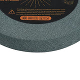 AmaCupid Bench Grinding Wheel 6 inch, for Sharpening Hard Alloy Tools, Products of Non-Metallic Materials. Green Silicon Carbide Abrasive. 1/2 Inch AmaCupid