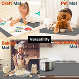 Extra Large Silicone Mat, Silicone Mats for Kitchen Counter 47.3''x23.6''x0.08", 2MM Nonslip Heat Resistant Mat, Countertop Protector, Nonstick Ultibe