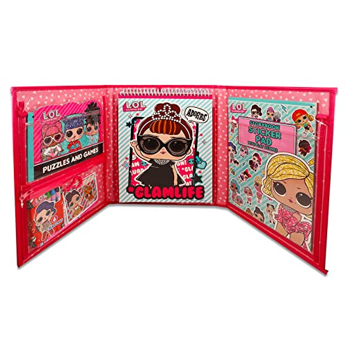 LOL Dolls Ultimate Activity Set - Bundle with LOL Dolls Coloring Books, Stickers, Games, Puzzles, Drawing and More (LOL Dolls Activities for Girls, GAME PARTY