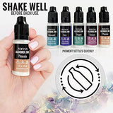 Pixiss Iridescent Color Changing Alcohol Ink Set - 5 Shades of Alcohol Ink for Epoxy Resin Supplies, Yupo Paper, Tumblers, Coasters - Resin Colorant Pixiss