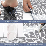 HEBE Anti Fatigue Kitchen Rug Sets 2 Piece Non Slip Kitchen Mats for Floor Cushioned Kitchen Rugs and Mats Waterproof Comfort Standing Mat Runner for HEBE