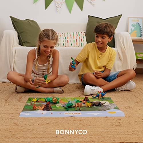 BONNYCO Dinosaur Toys for Kids Painting Kit 16 Figurines Kids Crafts Kits with Glow in The Dark, Toys & Gifts for Boys | Kids Toys 3 4 5 6 7 8 9 10 BONNYCO