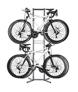 Standing Bike Rack by Delta Cycle - Tool-Free Adjustable Bike Floor Stand for Mountain, Fat Tire, Road Bikes, Freestanding Bike Stand for Garage Delta Cycle & Home