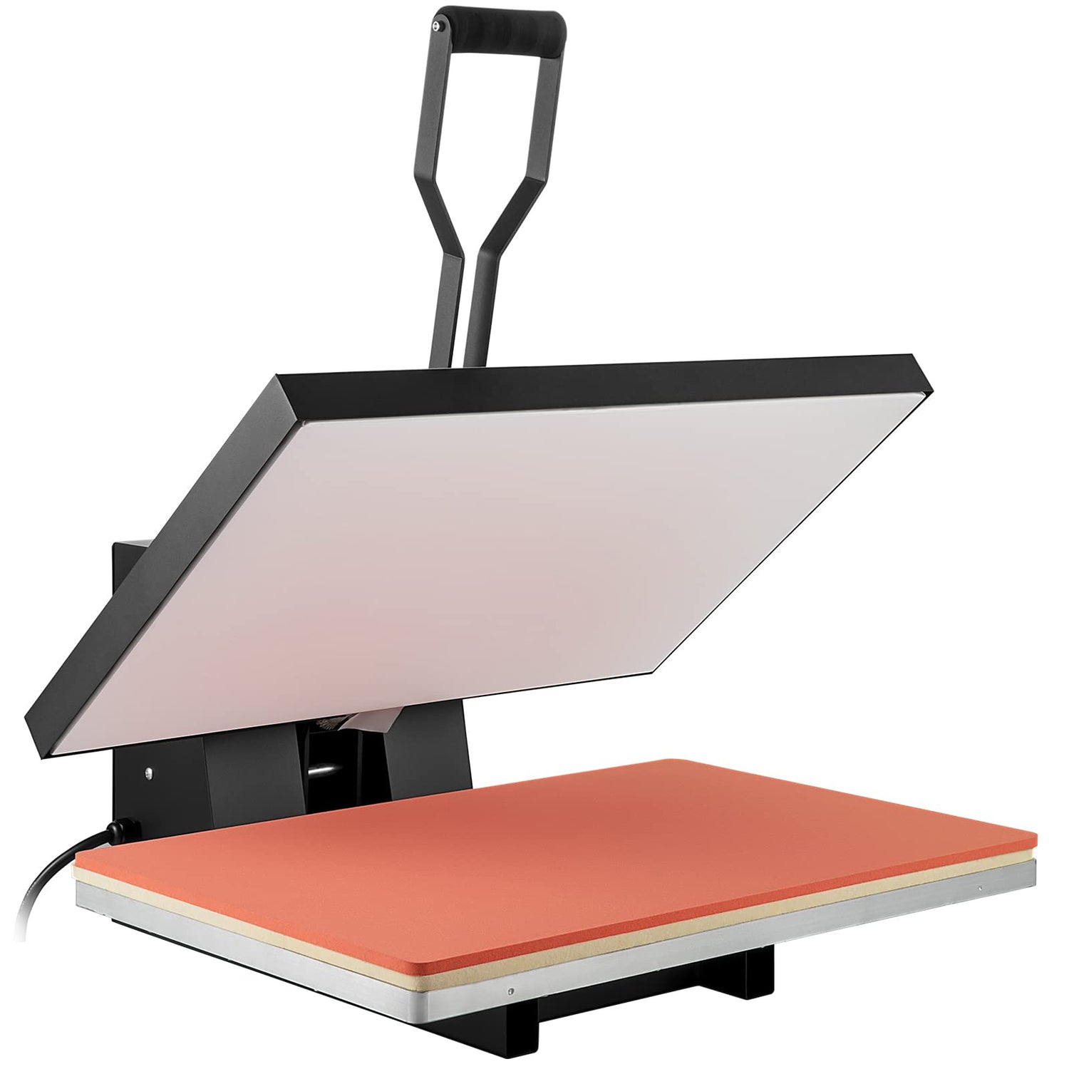 VEVOR Heat Press Machine, 16x24in / 40x61cm, Clamshell Sublimation Transfer Printer Teflon Coated, Digital Precise Heat Control, Silicone Sponge VEVOR