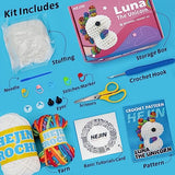 Crochet Kit for Beginners, Unicon Crochet Kits for Kids and Adults Include Rainbow Yarn, Videos Tutorials, Eyes, and Crochet Hook - Crochet Animal HEJIN